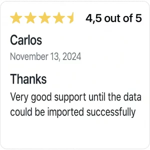 Picture of Customer review 1